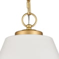 thumbnail image 4 of Elk Home 14-Inch Wide Vellus Pendant, Modern/Modern, Matte White, 4 of 8