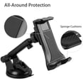 thumbnail image 4 of Suction Cup Tablet Holder Stand for Car Windshield Dash Desk Kitchen Wall, 4 of 6