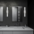 thumbnail image 3 of Gemini 1 - Light Polished Chrome Chrome Contemporary / Modern - LED Steel Wall Sconce, 3 of 6