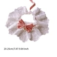 thumbnail image 3 of Collar para gatos ajustable, Collar de encaje para gatito, babero para cachorro, corbatas navideñas para regalo de cumpleaños de mascotas, decoración, 3 of 8