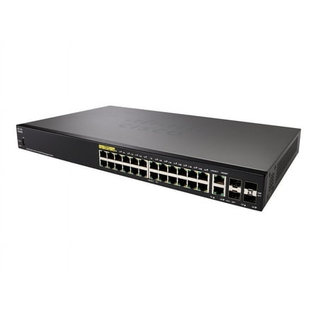Cisco Systems Sf350-24P 24-Port 10/100 Poe (SF350-24P-K9-NA)