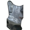 thumbnail image 5 of Carolina Monroe Butterfly Chair in Black Frame in Black Stitched Leather, 5 of 8