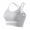 Gray, variant on Xfvqtps Sports Bras for Women Wireless Cross Back Elastic Pullover Comfortable Breathable Yoga Bra Gray