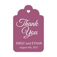 thumbnail image 1 of 100 Pcs Pendentifs Personnalisés Tags Cadeau de Mariage Personnalisé Merci Tags, 1 of 1