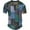 Blue, variant on Mens Plaid Henley Shirts Vintage Distressed Tops Lace Up Blouse Short Sleeve Casual Tee Shirts Gym Shirts Gray M