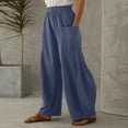 thumbnail image 2 of ketyyh-chn99 Womens Cargo Pants Plus Size Dress Pants Women 28" 31" 34" Bootcut Dress Pants Stretchy High Waisted Pull-on Slacks Zipper Pockets, 2 of 5