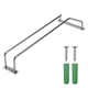 thumbnail image 1 of Glass Wine Rack with Hangers and Screws (Silver), 1 of 5