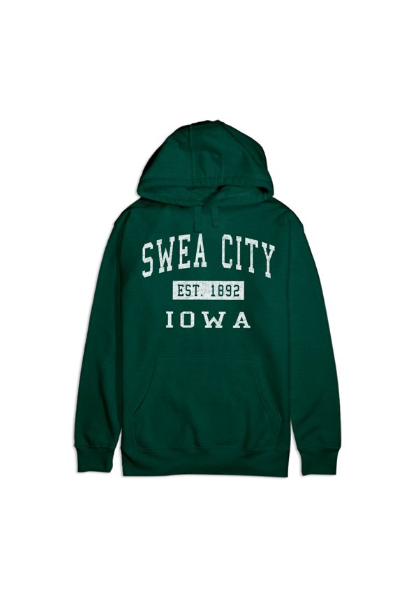 Swea City Iowa Classic Established Premium Cotton Hoodie