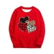 thumbnail image 2 of Blusas y camisas de manga larga con cuello redondo Camisas con estampados de manga larga Cuello redondo lindo Blusas casuales elegantes Ropa Camisas de cuello redondo Niña Top de poliéster, 2 of 7