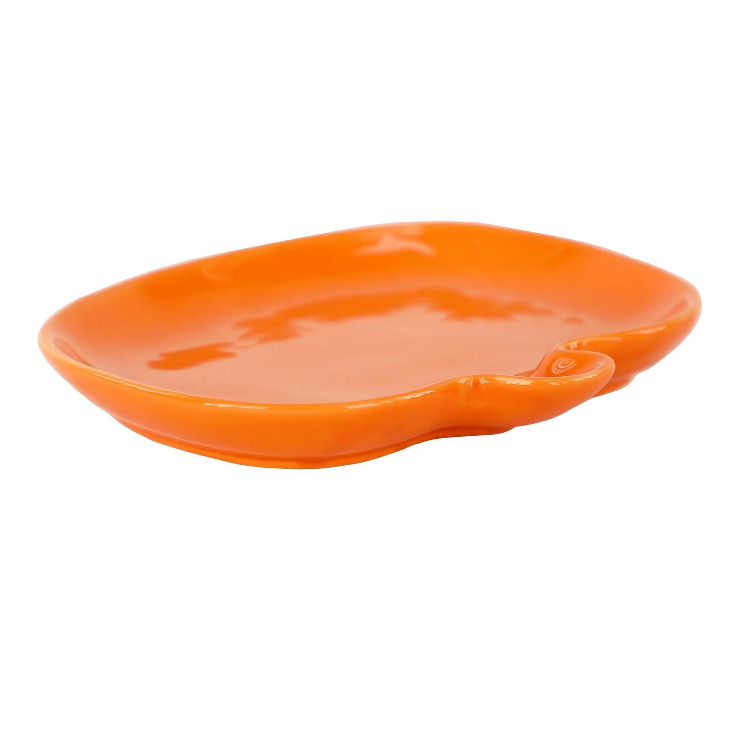Way to Celebrate Halloween Icon Ceramic Décor Dish, Pumpkin