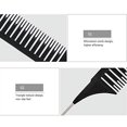 thumbnail image 4 of 3 Sizes Strand Comb Hair Comb, Tail Comb for Hairdressing Salon, Needle Handle Comb, Anti-Static Hairdressing Comb Teeth Rattail Comb Hair Dye Comb for Hair Coloring Hairdressing Salon for Women Men B, 4 of 7