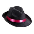 thumbnail image 2 of Sombrero Fedora Sombrero de Vaquera Sombrero de Disfraz Mujeres Hombres Sombrero de Sol clásico Sombrero de Vaquero Occidental Gorra de Jazz para, 2 of 9