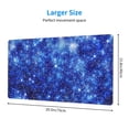 thumbnail image 3 of Kdxio Blurred Star Snow Christmas Print Large Gaming Mouse Pad,Non-Slip Base,Water Resist Keyboard Pad for Gamer,Office & Home,29.5 x 15.8 in, 3 of 9