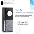thumbnail image 4 of Wireless Doorbell, USB Powered IP55 Waterproof Doorbell with Night Light, 5 Level Volume, 58 Door Bell Chime & Colorful LED FlashBlack, 4 of 4