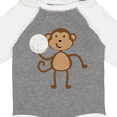 thumbnail image 4 of Inktastic Volleyball Monkey Boy Boys Long Sleeve Baby Bodysuit, 4 of 5