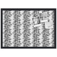 thumbnail image 2 of PinPix 27x19 Custom Cork Bulletin Board Floral design Secret Rose Garden Poster Board Has a Fabric Style Canvas Finish, Framed in Floral design Secret Rose Garden, by ArtToFrames (PinPix-203), 2 of 5