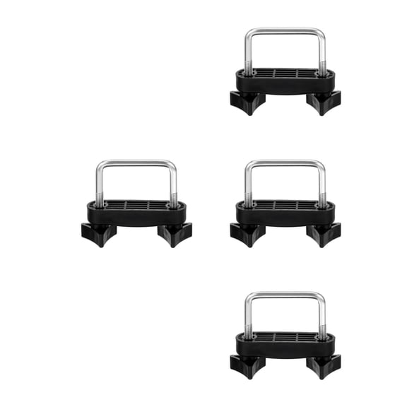 Masteelf 4-Pack Roof Rack Mounting Brackets with Bolts, Cargo Carrier Clips for Car Roof Storage Accessories