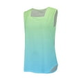 thumbnail image 6 of Yubnlvae &nbsp;Square Neck Casual Tank Top (2025 Summer) Tank Tops for Women Summer Outfits 2025 Square Neck Casual Shirts Blousesclearance! Gradient, Square Collar, Hot Pink, S, 6 of 9