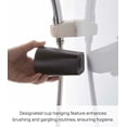 thumbnail image 6 of Yamazaki Home Traceless Adhesive Magnetic Cup, Black, ABS Plastic, 200ml, Adhesive, No Assembly, 6 of 7