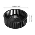 thumbnail image 2 of BESTYASH 2pcs Wind Wheel For Range Hood Durable Motor Accessory Easy To Install Replacement For Household Exhaust Fans, 2 of 8