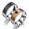 thumbnail image 2 of Flmtop 2PCS NFC Smart Magic Stainless Steel Wearable Fashion Finger Ring for Mobile Phone, 2 of 10