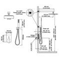 thumbnail image 5 of HLONK Shower System Shower Faucet Combo Set Wall Mount with 10" Rain Shower Head and Handheld Shower Faucet Brushed Gold Finish Brass Valve Rough, 5 of 5