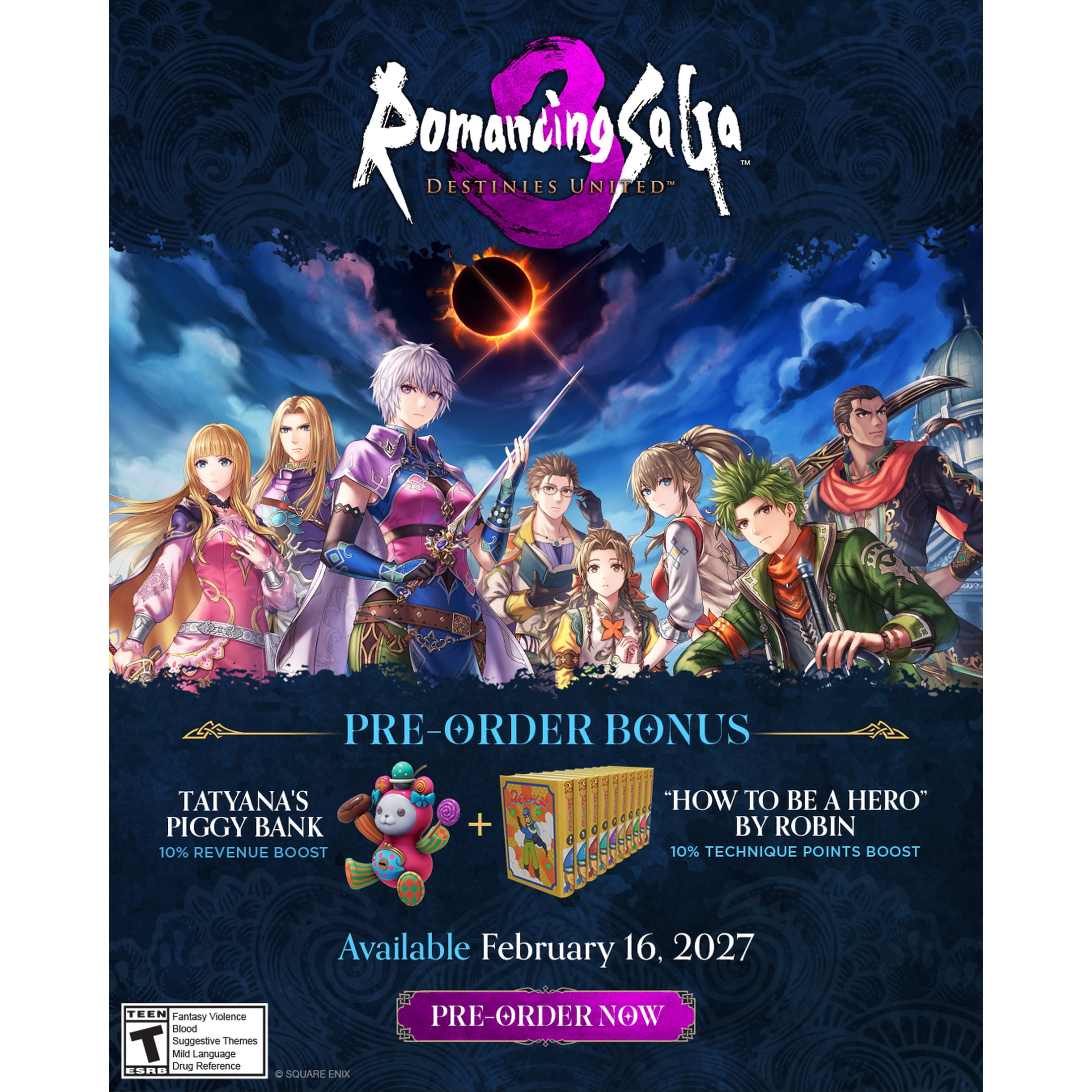 Romancing SaGa 3: Destinies United - Nintendo Switch Game