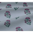 thumbnail image 5 of oneOone Georgette Viscose Fabric Leaves & Floral Block Print Fabric By Yard 42 Inch Wide, 5 of 5