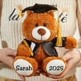 thumbnail image 4 of Blueton Custom Graduation Plush Teddy Bear with Name Date, Personalized 2025 Graduation Stuffed Animal for Kids Students, Cute Pre K Kindergarten High School College Graduation Gifts(5.9*5.9*9.4inch), 4 of 4