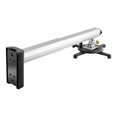 thumbnail image 3 of The adjustable projector wall mount features a universal mounting pattern of 12., 3 of 6