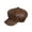 Coffee, variant on Men Women Leather Octagonal Baker Cap Gatsby Newsboy Casquette Peaked Cabbie Hat