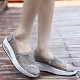 thumbnail image 2 of Tanleewa Women Casual Shoes Lace Lightweight Breathable Slip-on Shoes Summer Sneakers Shoe Size 8.5, 2 of 8