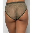 thumbnail image 4 of Curvy Couture Womens Sheer Mesh Hi-Cut Brief Style-1313, 4 of 7