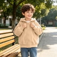 thumbnail image 6 of Fesfesfes Kids Unisex Lightweight Zip-Up Hoodie Full Zip Long Sleeve Casual Sweatshirt with Pockets Smooth Fabric Jacket for Boys Girls School Daily Wear Ages 5-16 Years, 6 of 9