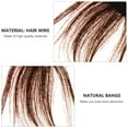 thumbnail image 2 of Raindrops 1Pack Bangs Hair Piece Brown 20x7cm Clip- Everyday Wear, 2 of 8
