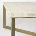 thumbnail image 5 of HomeRoots 393162 34 in. Light Brown Wood & Metal Coffee Table, 5 of 5