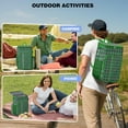 thumbnail image 3 of Striped and Checkered Fusion Insulated Backpack Cooler - 20L Leakproof Soft Cooler for Beach & Road Trips, 3 of 5