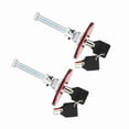 thumbnail image 4 of Kit de pasador de seguridad para cerradura de capó de motor universal de coche（Rojo）, 4 of 14