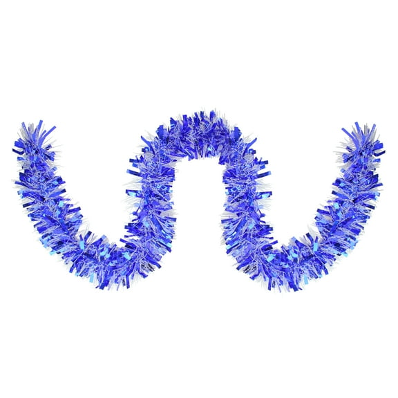 Northlight 600" Festive Wide Cut Hanukkah Garland - Blue/White