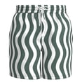 thumbnail image 1 of Traje de Baño OP Para Hombre Estampado Rayas Verde Talla CH, 1 of 4