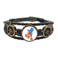 thumbnail image 1 of Pulsera marina tejida en cuero, 1 of 4