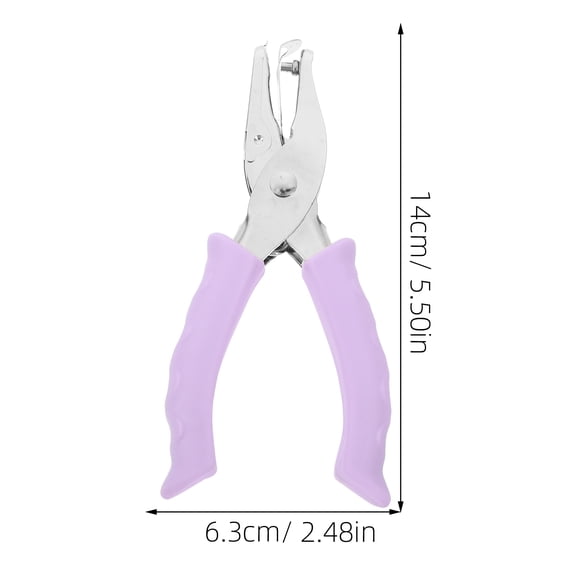 LOLIPPYY Portable Handheld Hole Puncher Single Small Hole Punch Tool for Office and Craft Projects