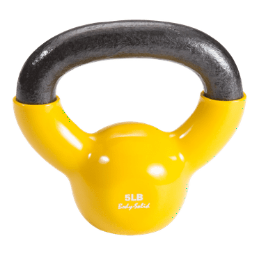 Body Solid Tools - KBV5 5 lb VINYL DIPPED KETTLEBELL