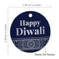 thumbnail image 6 of Inkdotpot Real Silver Foil Happy Diwali Tag Favor Hang Paper Tag 100 Piece, 6 of 7