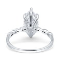 thumbnail image 3 of Solitaire Marquise Women Engagement Ring Cubic Zirconia 925 Sterling Silver, 3 of 5
