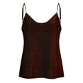 thumbnail image 4 of Glisme Tank Tops For Women Bling Tank Tops For Casual Slim Crop Top Short Sleeve Sleeveless V Neck Solid Color Tank Top Camisole Regular Fit T Shirt, 4 of 5