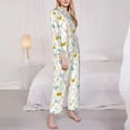 thumbnail image 3 of Haiem Chicken Pattern Women’s Long-sleeve Sleepwear,Sleepwear Set,2-piece Loungewear Set,Soft PJs Comfy Nightwear with Pockets-Large, 3 of 7