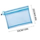 thumbnail image 3 of Estuche transparente de malla de doble capa con cremallera | Bolsa para guardar exámenes | Organizador de bolígrafos y marcadores para la escuela, la oficina y el hogar., 3 of 4