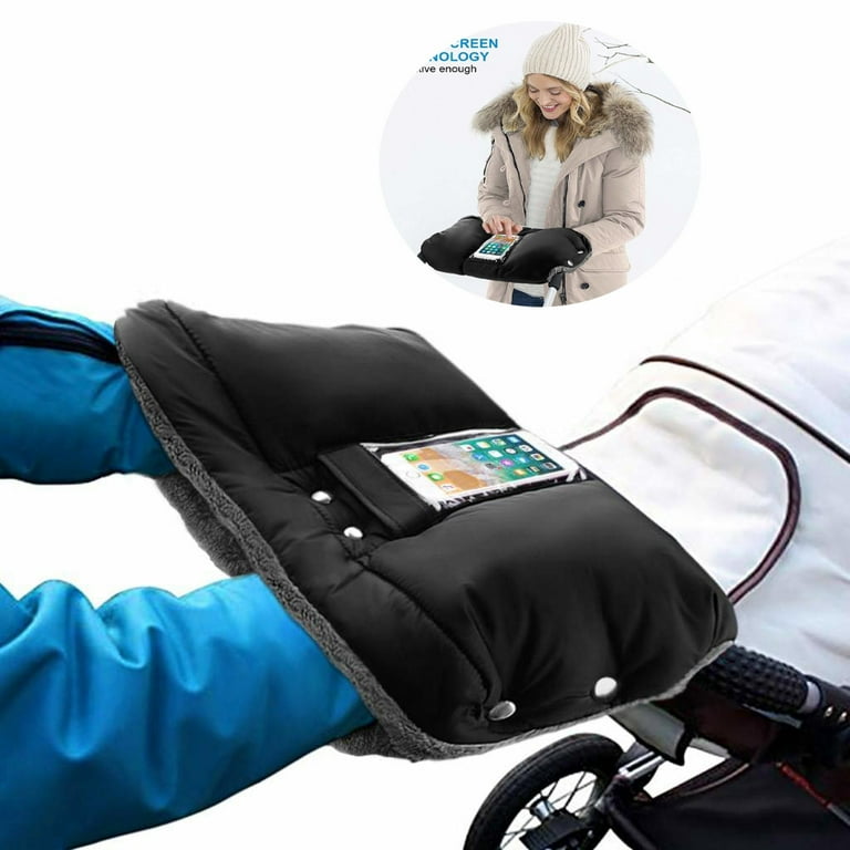 Pram Hand Muff Baby Pushchair Fleece Hand Gloves Stroller Hand