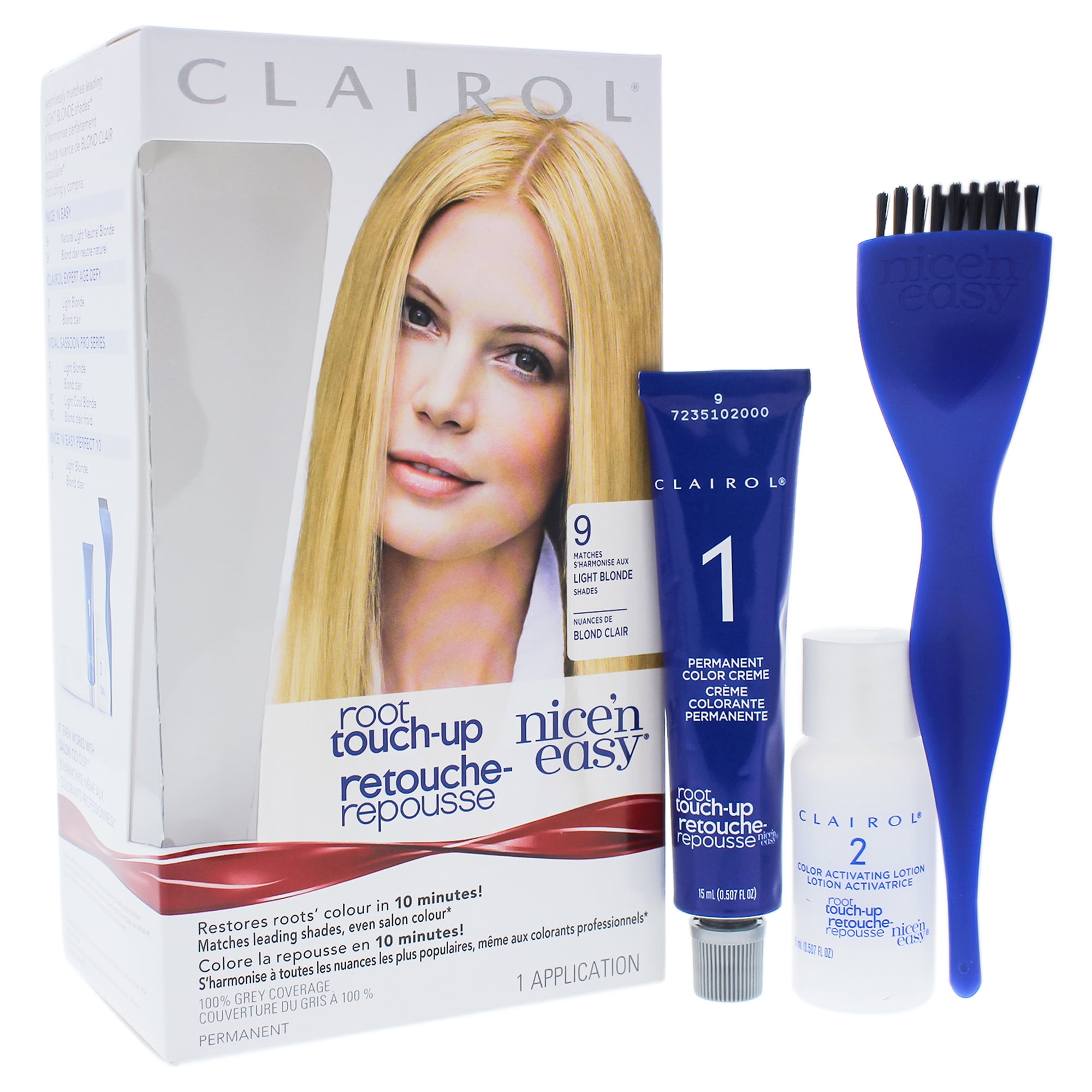 Clairol Nice n Easy Root Touch-Up Permanent Color - 9 Light Blonde - ...